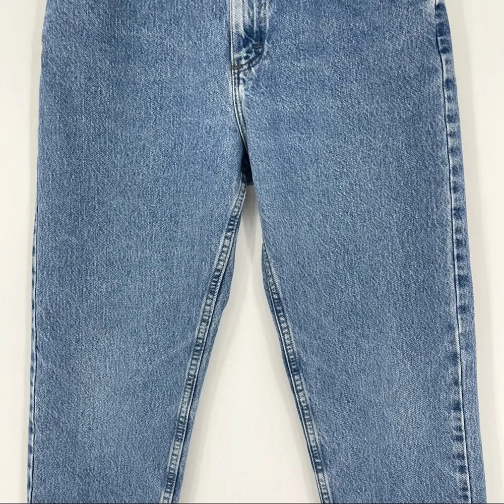 RARE Upside Down Label Vintage Lee Mom 90s Jeans 24" Waist - Picture 10 of 16